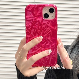 เคสโทรศัพท์มือถือ ซิลิโคน กันกระแทก ลายดอกกุหลาบ สีแดง สําหรับ Iphone 14pro Max 13 12 11 14pro X XR 14plus