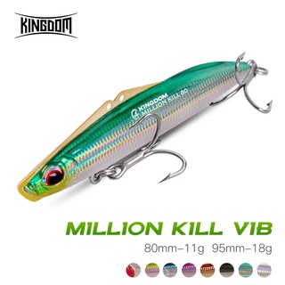 Kingdom Million Killion VIB เหยื่อตกปลาประดิษฐ์ แบบแข็ง โหมดสองจังหวะ ยาว สําหรับตกปลา