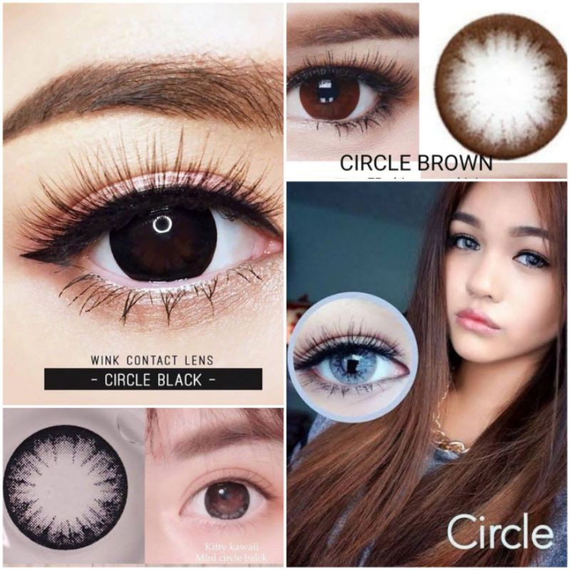 💟 Circle 14.5 ( Only ) ๑ black Choco -00 ถึง -1000 Pretty doll Guess Pitchylens Sweety (ระบุยี่ห้อถามก่อน) Contactlens