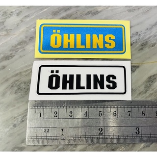 สติกเกอร์ติดโช๊ค OHLINS 3M แท้