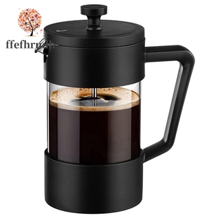 French Press Coffee &amp; Tea Maker, Borosilicate Glass Coffee Press