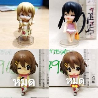 (แท้/มือ2) Banpresto K-ON! (Movie) Hirasawa Yui,Kotobuki Tsumugi,Nakano Azusa Chibi Kyun-Chara World,Nendoroid Petit