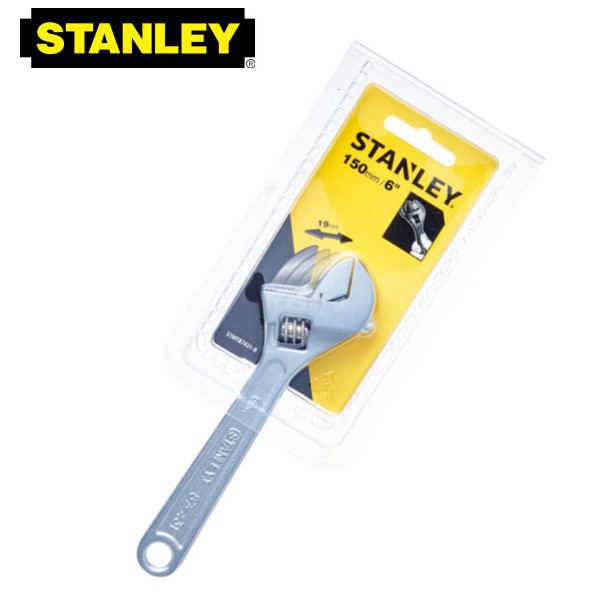 STANLEY 87-430 ประแจเลื่อนชุบขาว 4" 102mm.