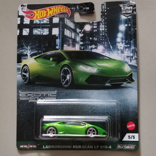 hot wheels Lamborghini huracan LP 610-4 ล้อยางท้องเหล็ก