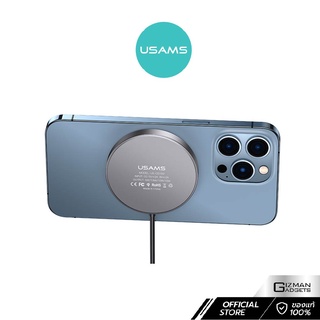 แท่นชาร์จเร็วแบบไร้สาย USAMS® ชาร์จเร็ว แบบไร้สาย มาตรฐาน Qi 15W รองรับ Android และ iOS รุ่นที่มีระบบชาร์จไร้สาย รับประกันศูนย์