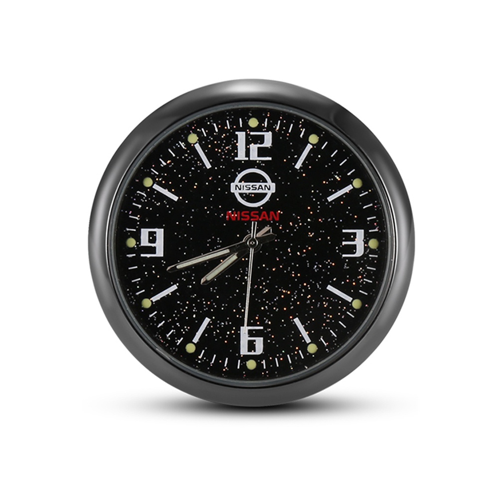 เหมาะสําหรับ Nissan Navara Terra Almera Car Clock Luminous Car Electronic Time Clock