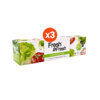 โปรโมชั่น : ถุงยืดอายุผักและผลไม้ 3 กล่อง | FRESH  FRESH
