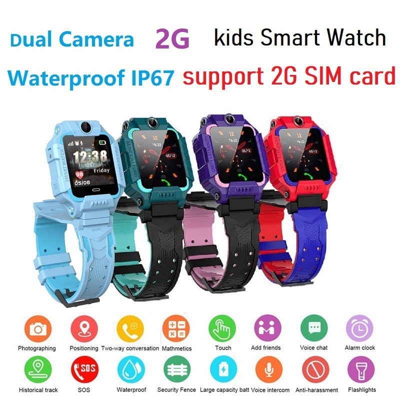 Q19X นาฬิกาเด็ก นาฬิกาโทรศัพท์ Kids Waterproof Smart Watch Phone Watch ติดตามตำแหน่ง ถ่ายรูป ใส่ซิม SOS Kids Tracker