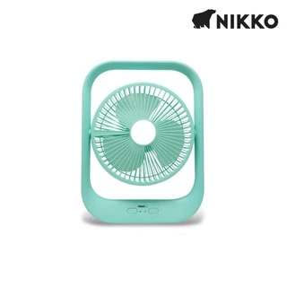 NIKKO พัดลมชาร์จไฟอเนกประสงค์ พร้อมโคมไฟ (NKMF-L2837)