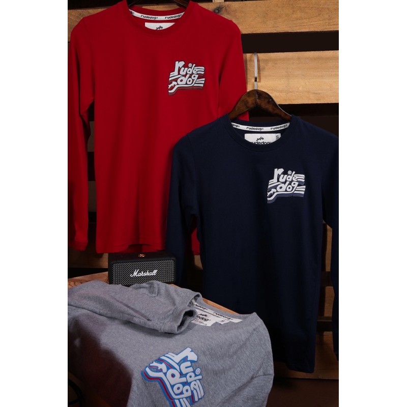 🔥ลดล้างสตอก Rudedog  Bubble  เสื้อยืด แขนยาว  ผ้ายืด ผ้านุ่ม ของแท้ ของใหม่ มือ1