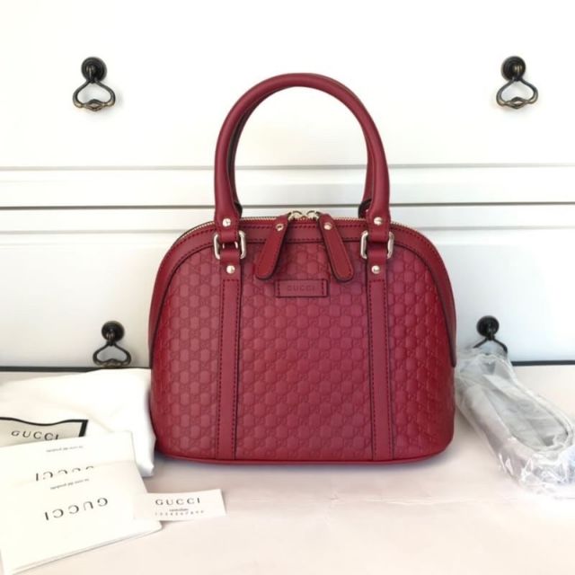 New GUCCI Microguccissima Mini Dome  Satchel