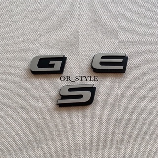 โลโก้ E G S TOYOTA ขนาด 4.5x2.5cm