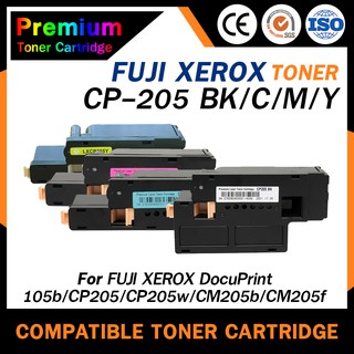 HOME CP205 CT201591 / CT201592/ CT201593 / CT201594 for Printer Fuji XEROX CP105 / CP205/CM215 หมึกเทียบเท่า Toner