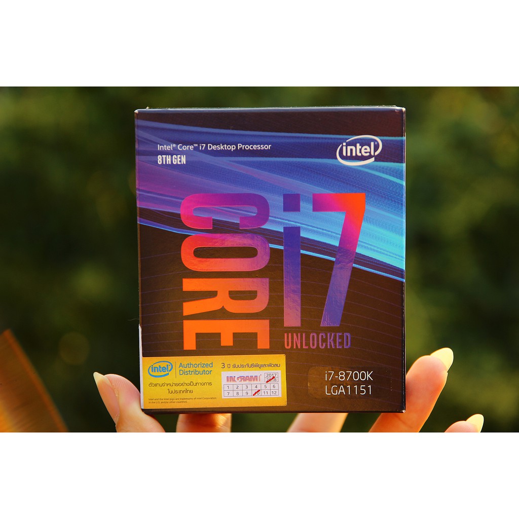 ของมันต้องมี CPU i7-8700K มือ 1 ประกัน Ingram