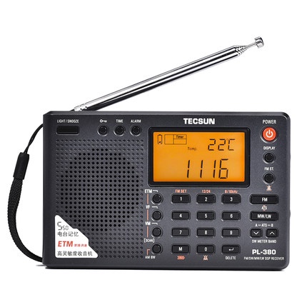 Tecsun PL 380 DSP Professional Radio FMLWSWMW Digital Portable Full ...