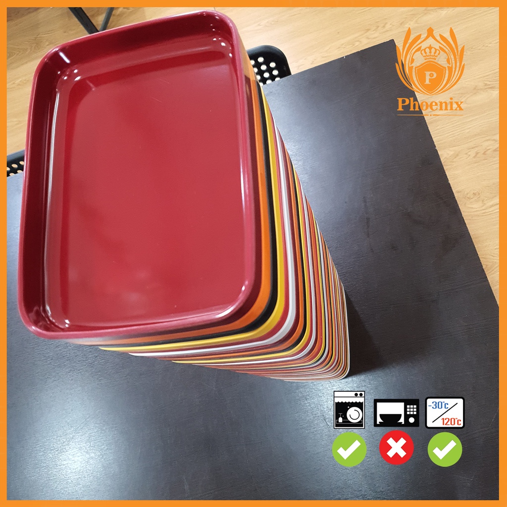 ถาดสุกี้ เมลามีน 8 นิ้ว 6 สี (ดำ-ขาว-แดง-แดงเข้ม-ส้ม-เหลือง) คอนโดสุกี้ ถาดซ้อน ถาดชาบู กระบะสุกี้ ถาดอาหาร กระบะอาหาร - รูปที่ 4