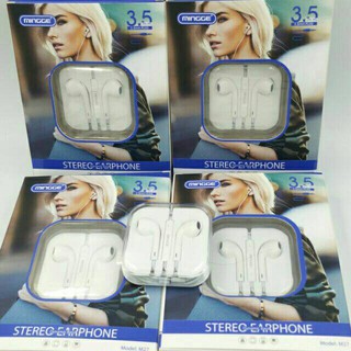 หูฟัง ซัมซุง oppo vivo  Earphone 3.5 Super Bass (MINGGE)