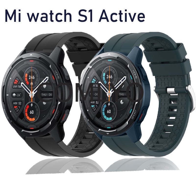 สายนาฬิกาข้อมือซิลิโคน แบบนิ่ม ทนทาน สําหรับ Xiaomi mi watch S1