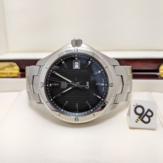 Used : Tag Heuer Link Date Black Steel Quartz