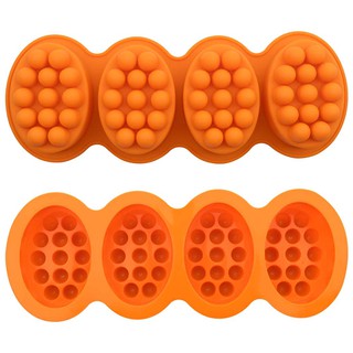 แม่พิมพ์ silicone สำหรับทำสบู่นวดตัว (คละสี)