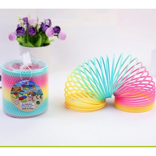 แหวนสายรุ้ง แหวนสปริง เด็ก ของเล่น magic hula hoop ของเล่นเพื่อการศึกษา SA6116