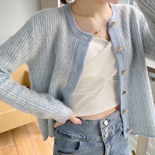 [𝗣𝗥𝗘-𝗢𝗥𝗗𝗘𝗥]⭐️ Pastel cardigan เสื้อคลุมแขนยาวผ้าอาร์คติกกำมะหยี่✨