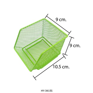 Orca ออร์ก้า ตะแกรง HY-3415S สำหรับใส่อุปกรณ์เครื่องเขียนหรือของจุกจิก ผลิตจากเหล็กชุบสีคุณภาพดี แข็งแรงทนทาน ซ้อนได้