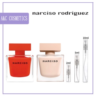 แท้💯%【🚛จัดส่งที่รวดเร็ว】 Narciso Rodriguez Narciso Rouge &amp; Narciso Poudree EDP 5ml/10ml