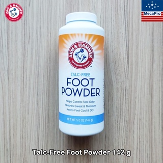 Arm &amp; Hammer® Talc-Free Foot Powder 142 g แป้งโรยเท้า ลดกลิ่นเท้า ลดความชื้น ดูดซับเหงื่อ