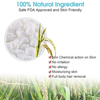High end wax เม็ดแว็กซ์กำจัดขน🌈 Natural 100%🌈 500 กรัม