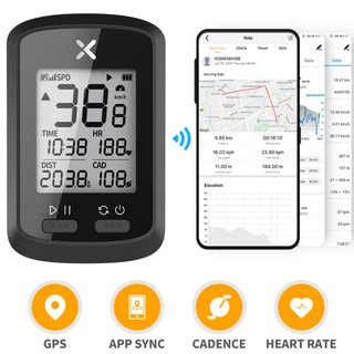 Xoss G+ GPS เครื่องวัดความเร็ว แบบไร้สาย วัดอัตราการเต้นของหัวใจ กันน้ํา สําหรับขี่จักรยาน MTB