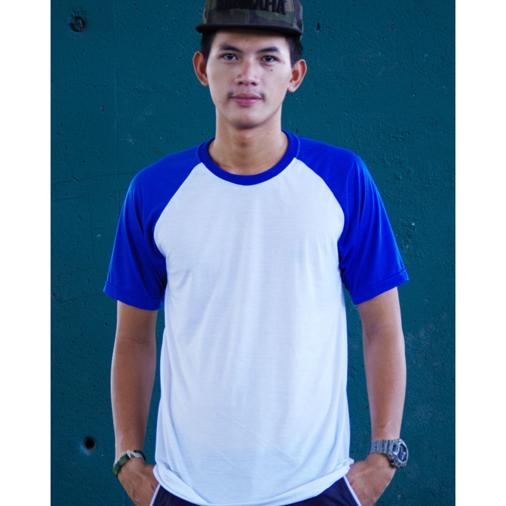 เสื้อยืด ไหล่สโลป ขาว สโลปน้ำเงิน เสื้อเปล่า  แขนสั้น ผ้า TK 100%  นุ่ม ไม่หยุด ไม่ย้วย ยับยาก แบรนด์ Idea-T-Shirts