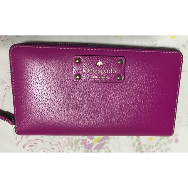 กระเป๋าสตางค์ kate spade สีชมพู