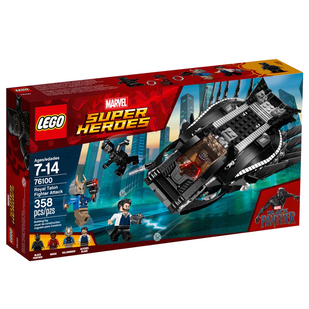 เลโก้แท้ LEGO Marvel Super Heroes 76100 Royal Talon Fighter Attack