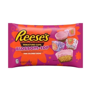 Reeses Blossom-Top Milk Chocolate &amp; Peanut Butter with Pink Creme Miniature Cups  BBF 09/2023