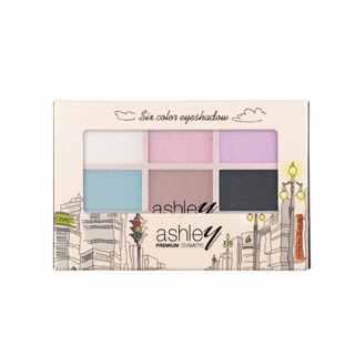 อายชาโดว์เนื้อแมท 6 เฉดสีA-226 Six color eyeshadow