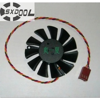 SXDOOL MGT6012YR-015 60X60X10MM DC 12V 0.37A Frameless graphics card fan