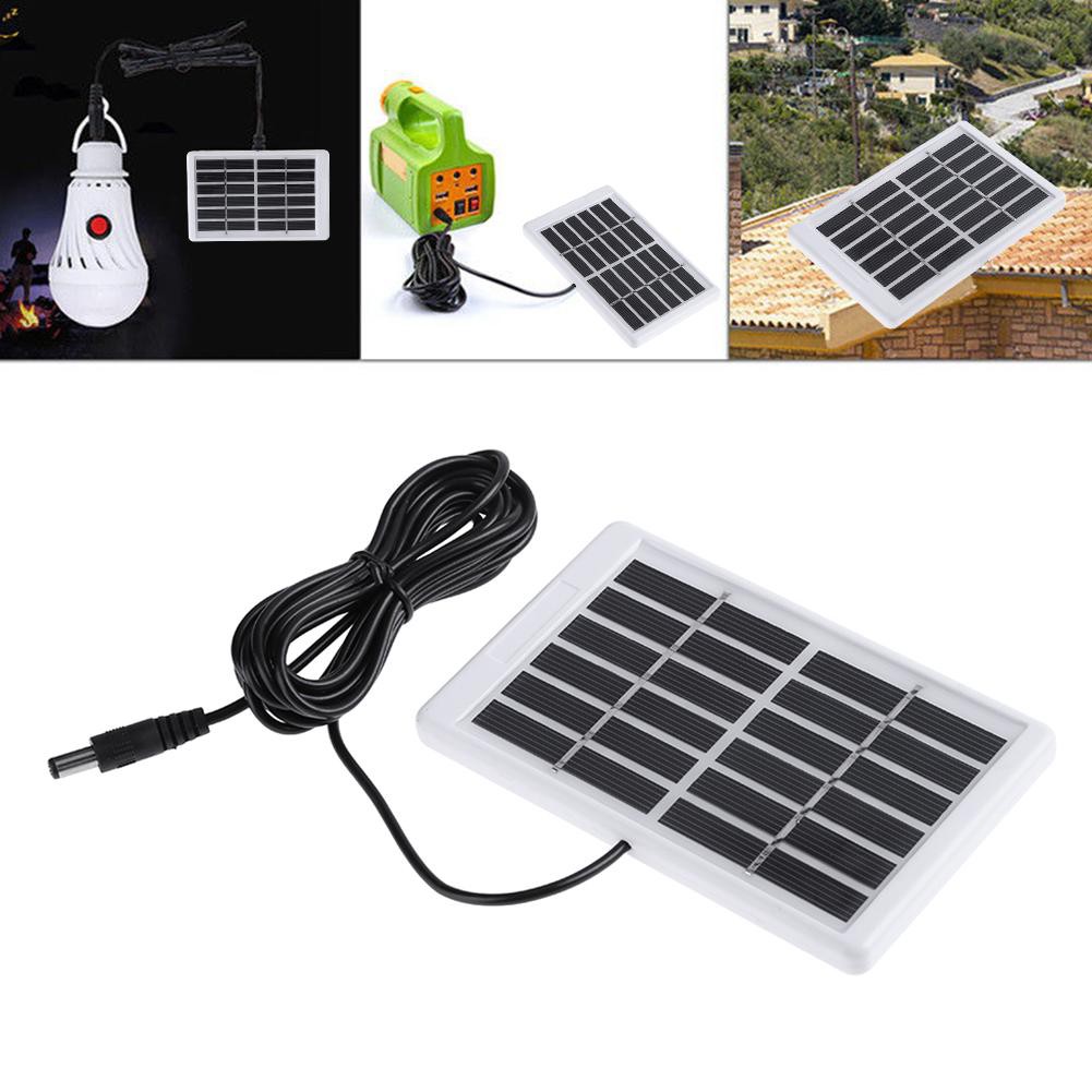 HIGHPLES 6V 1.2W Solar Panel Polycrystalline DC Interface Plug Cell ...
