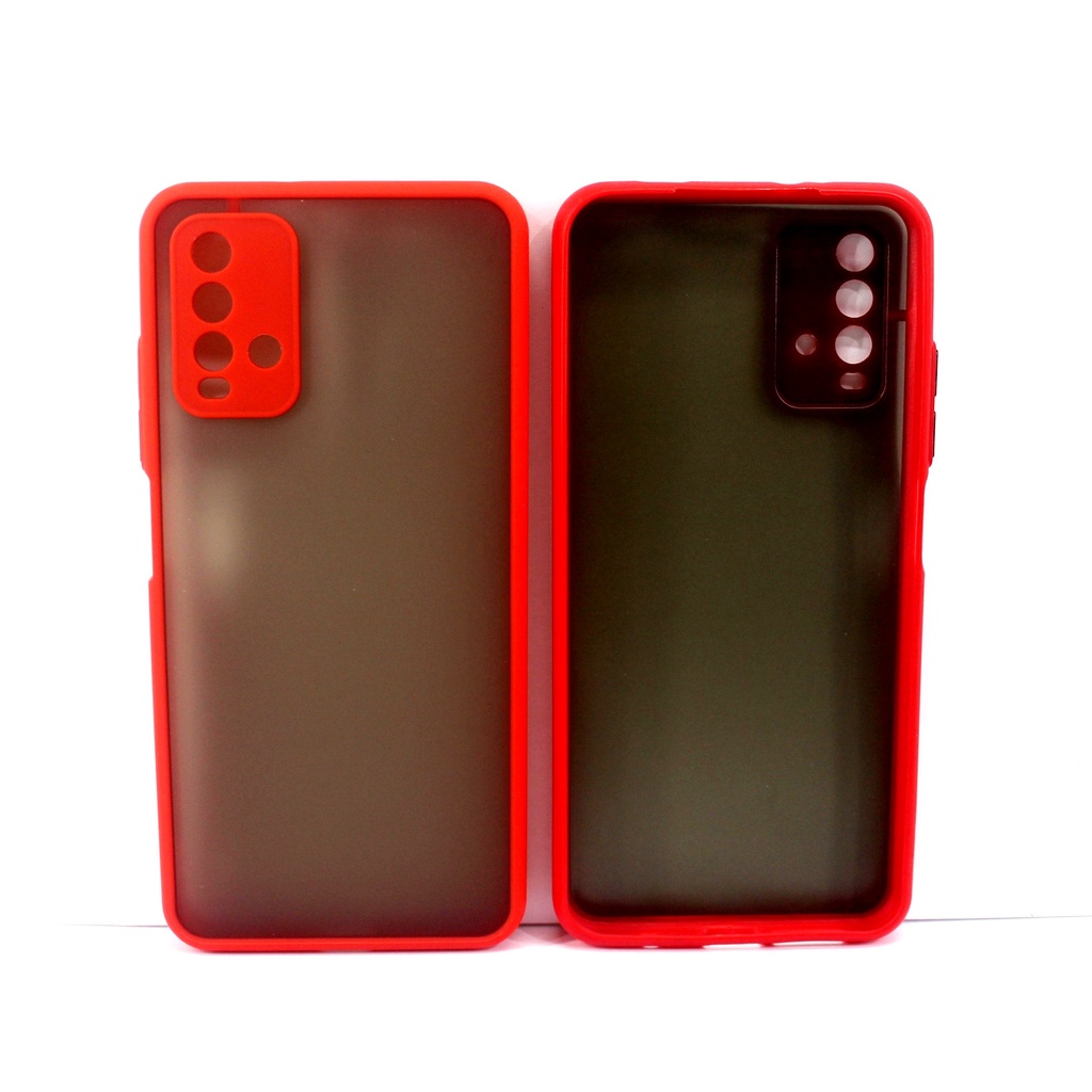 HARD CASE MY CHOICE + แหวนกล้อง XIA RED 9T- 2021 M2010J19SG = 9 POWER NOTE 9 4G GLOBAL