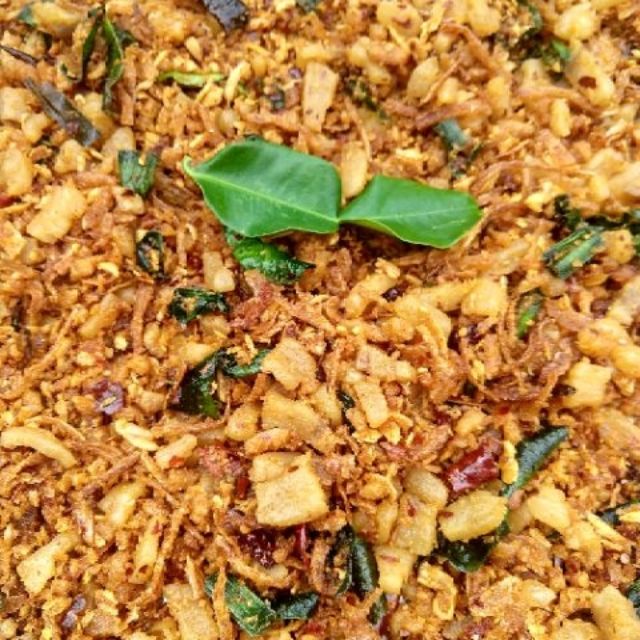 น้ำพริกกากหมูเครื่องเทศ30 บาท 50 ก 50 บาท 100 กรัม