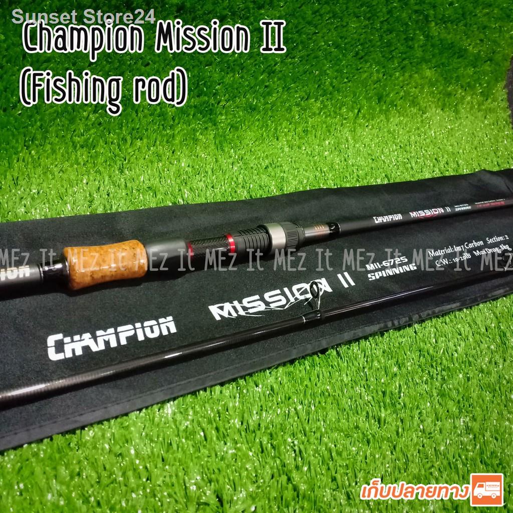 ▩คันเบ็ดตกปลา Champion Mission ll ความยาว 6.7 ฟุต Line C.W. 10 - 20 lb