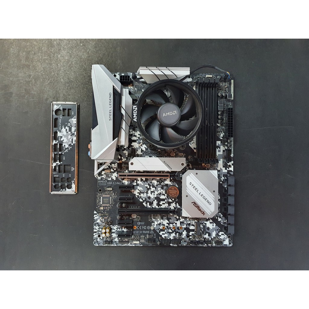 Mainboard พร้อม CPU มือสอง AMD RYZEN 5 3400G