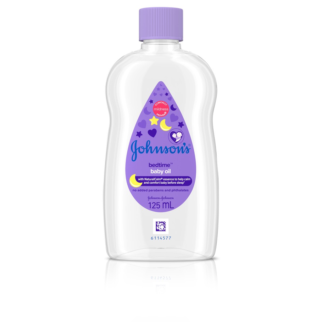จอห์นสัน เบบี้ ออยบำรุงผิว เบธไทม์ เบบี้ออย 125 มล. Johnson's Bedtime Oil 125 ml.