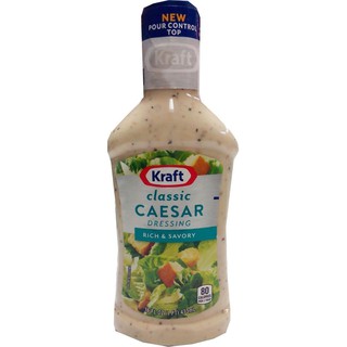 ✨นาทีทอง✨ kraft  Classic Caesar Dressing น้ำสลัด 473 มล คุณภาพระดับพรีเมี่ยม