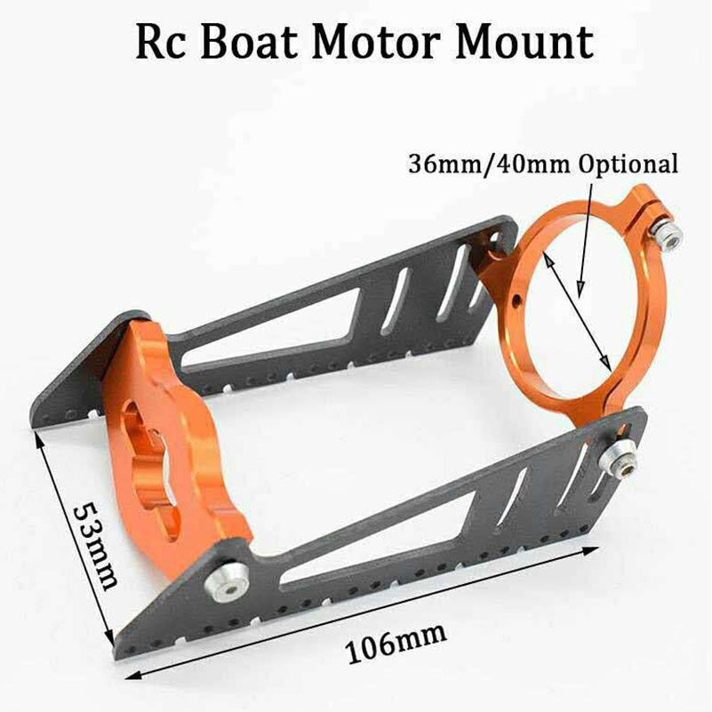 Rc Model Boat Brussless Motor Mount สําหรับมอเตอร์ B36/40 มม. Brussless