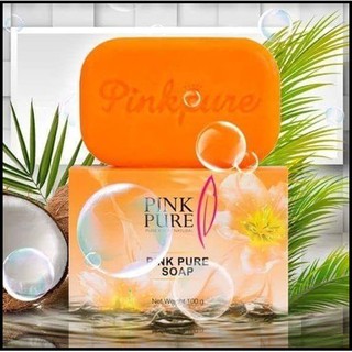  🥕 PINKPURE SOAP 🥕 สบู่พิงค์เพียว 🐰 100 g.