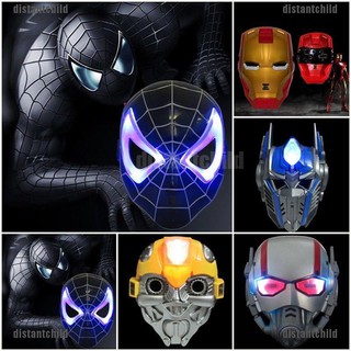 หน้ากาก Dsth led super hero &amp; iron man avengers batman สําหรับตกแต่งบ้าน