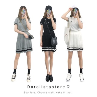 Daralista♡︎ (SH18) ชุดเข้าเซ็ท​ ชุดเซ็ท​ ชุดเซ็ทผู้หญิง​ เซ็ทเสื้อและกระโปรง