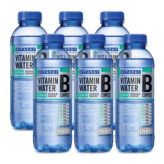 วิตอะเดย์ น้ำดื่มผสมวิตามินบีรวมกลิ่นน้ำเก๊กฮวย 470มลx6ขวด Vitaday Vitamin B Water Chrysanthemum Flavour 470mlx6Bottles