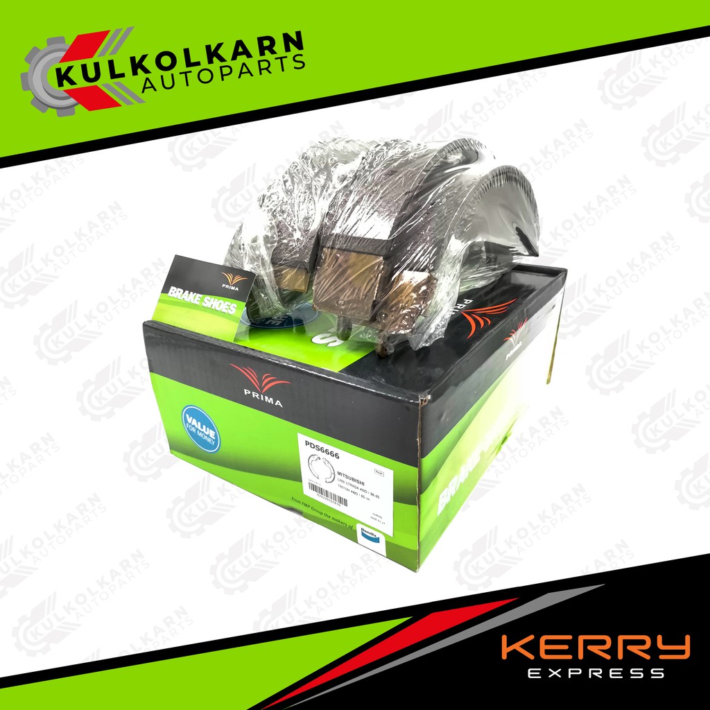 PRIMA ผ้าเบรคหลัง MITSUBISHI L200 STRADA 4WD 1996-05, G-WAGON 2WD,4WD 2003-ON (PDS6666)